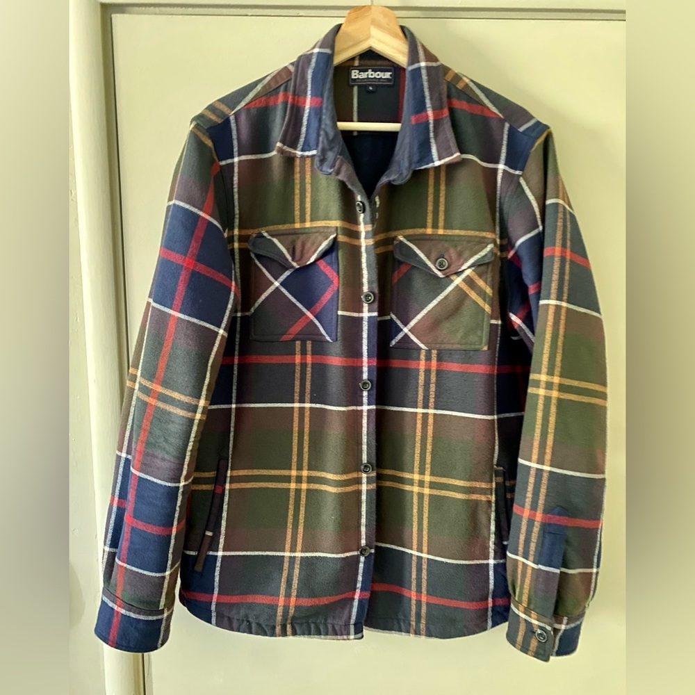 Barbour “Cannich” cotton overshirt, Large
